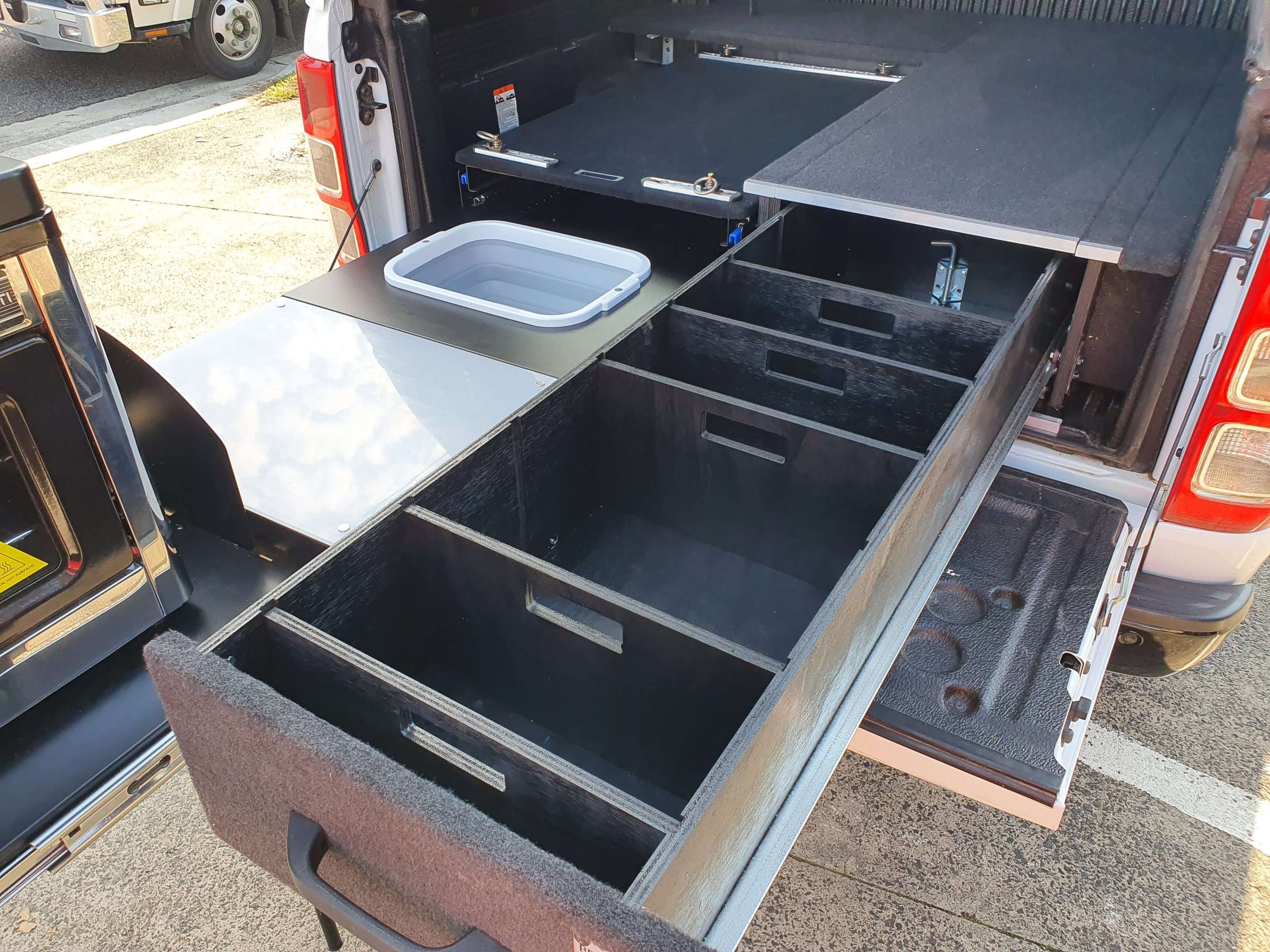 Home - RV Storage Solutions - 4WD Rear Drawers
